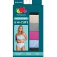 thumbnail image 6 of Fruit of the Loom Women's Microfiber Underwear, 6-Pack, 6 of 7