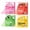 4pcs#a3, variant on Transparent Glitter Sticky Notes 80 Sheets Pull Out Sparkly Memo Pads CPP Film Self Adhesive See Through Notes Smooth Writing for Books Planners Journals Documents Office Home Desktop