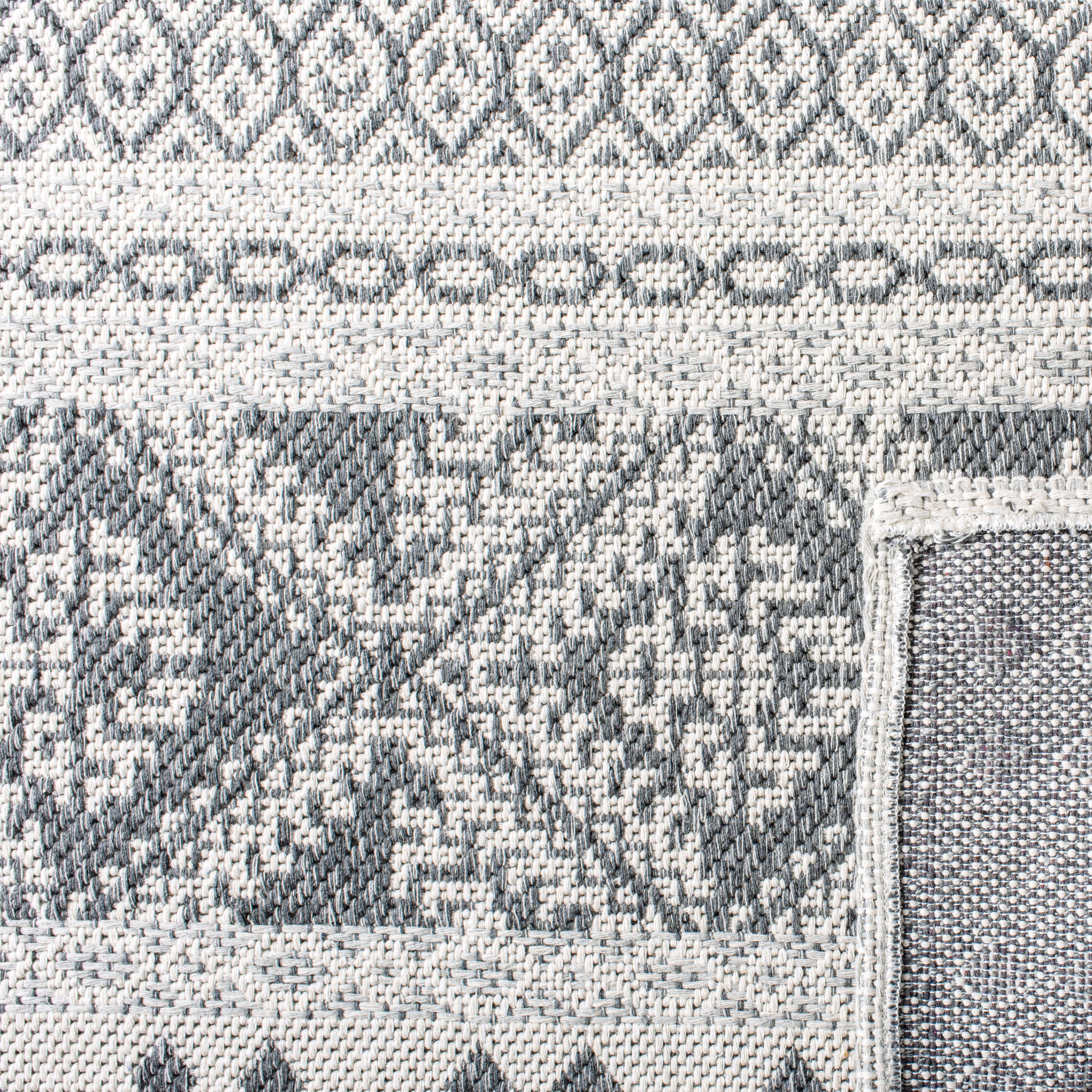 SAFAVIEH Augustine Willoughby Southwestern Runner Rug, Anthracite/Cream, 2' x 8'