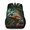 Black, variant on Adult Jungle Lizard Travel Backpack, Casual Daypack with Adjustable Shoulder Straps, Animals Laptop Backpack