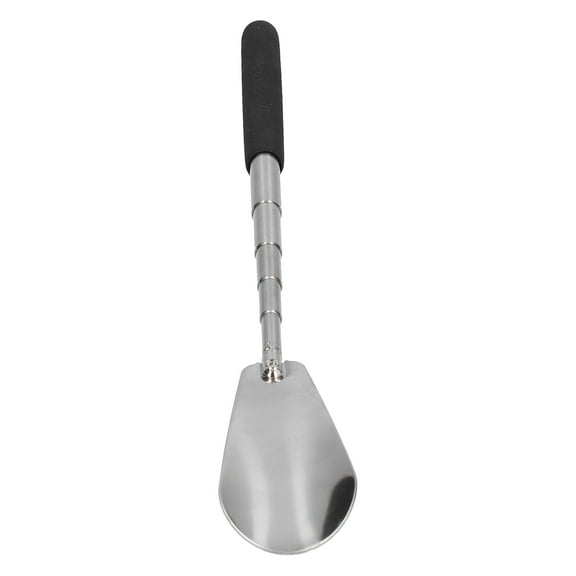 BORDSTRACT Long Handle Metal Shoe Horn, Long Handled Shoe Lifter Extended Assist