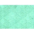 thumbnail image 1 of Ahgly Company Indoor Rectangle Abstract Turquoise Blue Contemporary Area Rugs, 5' x 8', 1 of 4