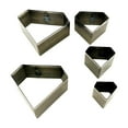 thumbnail image 1 of veasfak 5 Pieces Geometric Shape Leather Die Cutter Dies Cutter for DIY Earrings Bag, 1 of 9