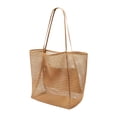thumbnail image 2 of Large Mesh Tote Bag for Everyday Use Lightweight Breathable Open Weave Design with Dual Shoulder Straps for Women Men, 2 of 6
