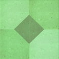 thumbnail image 1 of Ahgly Company Tapis d'Intérieur Lavable en Machine Carré Vert Jade Transitionnel, 7 Pieds Carré, 1 of 7