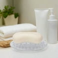 thumbnail image 6 of 2 Pieces Plastic Soap Dish Clear Bar Holder Tray Self Draining Soap Saver with Holes Soap Container for Bathroom Counter Kitchen, 6 of 10