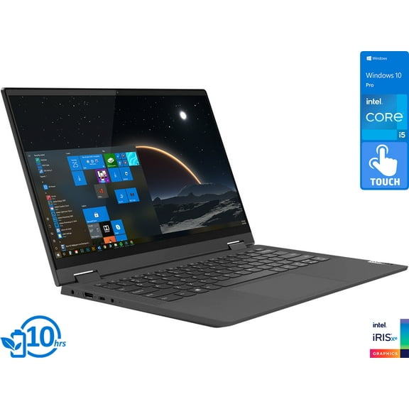 Lenovo Flex 5i 2-in-1, 14" IPS FHD Touch Display, Intel Core i5-1135G7 Upto 4.2GHz, 8GB RAM, 512GB NVMe SSD, HDMI, Card Reader, Wi-Fi, Bluetooth, Windows 10 Pro