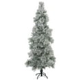 thumbnail image 1 of Vickerman 30995 - 9' x 48" Flocked Stone Pine with Pine Cones Christmas Tree (N132585), 1 of 1
