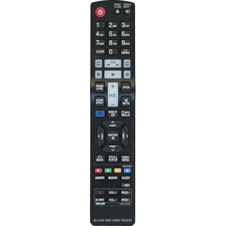 Replaced LG AKB73275501 Blu-Ray Home Theater System Remote Control Compatible with LG BD Home theatre LHB335, LHB336, LHB535, LHB536, LHB975, LHB976, LHB336