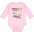 thumbnail image 3 of Inktastic Grandma's You Say Alpaca My Bags Boys or Girls Long Sleeve Baby Bodysuit, 3 of 5