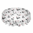 thumbnail image 2 of Mexican Skull Flower Round Tablecloth Waterproof Wedding Decor Table Cover Xmas Home Decorative Tablecloth, 2 of 5