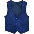 thumbnail image 4 of Boys Suit Set, Formal Jacket, Vest, Pants, Shirt and Matching Bowtie 5 Piece, 4 of 17