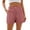 Pink, variant on aidice Womens Suit Shorts Summer Casual Business Work Shorts with Pockets Button Lightweight Solid Suits Shorts
