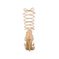 thumbnail image 2 of BLISSFUL STEP Women Strappy Straps Lace Up Stiletto Heel Sandals Nude 10, 2 of 7