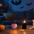 thumbnail image 3 of BKER Disco Pumpkin Desktop Ornament With LED Lights And Rotating Base For Home Party, 3 of 4