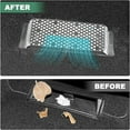 thumbnail image 3 of HUGFEGWE Compatible with Tesla Model 3 Backseat Air Vent, Rear Seat Air Vent Cover Grille Air Conditioner Vent Protector Under Front Seat(Silver) CJB91-139508, 3 of 6