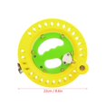 thumbnail image 1 of Qiilu Kite Reel, Line Winding Reel,22cm Durable Plastic Fishing Kite Line Spool Reel Wheel Holder Winding Tool Accessory, 1 of 8