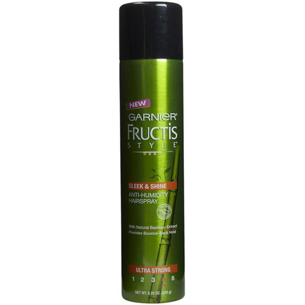 Garnier Fructis Style Anti-Humidity Hairspray Sleek & Shine  oz (Pack  of 3) 