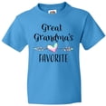 thumbnail image 3 of Inktastic Great Grandmas Favorite- Heart Great Grandchild Youth T-Shirt, 3 of 5