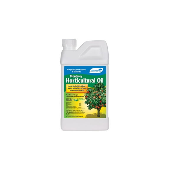 Monterey Horticultural Oil Organic Insect Killer Liquid Concentrate 32 oz