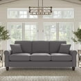 thumbnail image 7 of Hudson 85W Sofa in French Gray Herringbone Fabric, 7 of 7
