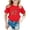 Red, variant on XEGLSBU T Shirts for Girls 10-12 Cropped Girls Casual Short Sleeve Crewneck T Shirt Top for Play and School Comfortable Soft Basic Tee Shirt for Toddler Navy Size 11-12 Years