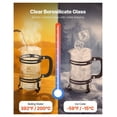 thumbnail image 2 of French Press Coffee Maker, 34oz Borosilicate Glass, Stainless Steel Filter, 2 of 9