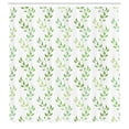 thumbnail image 2 of Ambesonne Green Shower Curtain, Symmetrical Olive Leaves, 69"Wx84"L, Green, 2 of 4