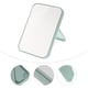 thumbnail image 2 of EeaseMX Espejo de maquillaje portátil, compacto y plegable de escritorio para mujer, de diseño sencillo (verde claro)., 2 of 7