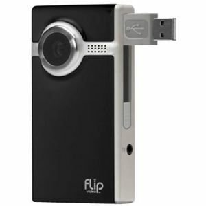 Flip Video F230B Digital Camcorder, 1.5" LCD Screen, 1/4" CMOS