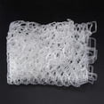 thumbnail image 2 of Replacement Collapsible Fishing Net Wear-Resistant Rubber Mesh Fish Catch Multifunctional Dip Net White 40cm, 2 of 5