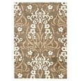 thumbnail image 6 of SAFAVIEH Florida Donald Floral Shag Area Rug, Smoke/Beige, 6'7" x 6'7" Square, 6 of 9