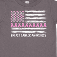 thumbnail image 4 of Inktastic Breast Cancer Awareness Pink Ribbons and Flag Boys or Girls Toddler T-Shirt, 4 of 5