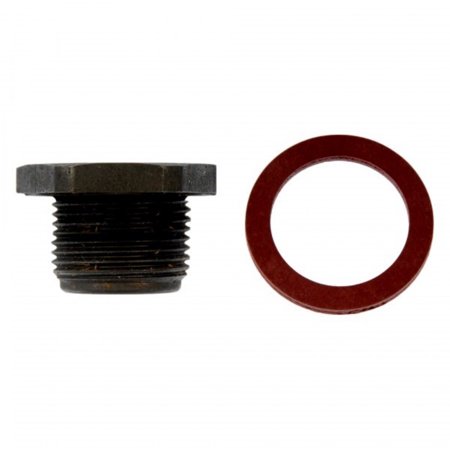 KarParts360 For Chevy S10 1990-1997 Transfer Case Oil Drain Plugs | Steel | With Gasket/Seal | 1.18 inches Head Size | M6 -1.0 Socket Points | M22-1.50 Thread Size | Replacement For 14037987, 4210616