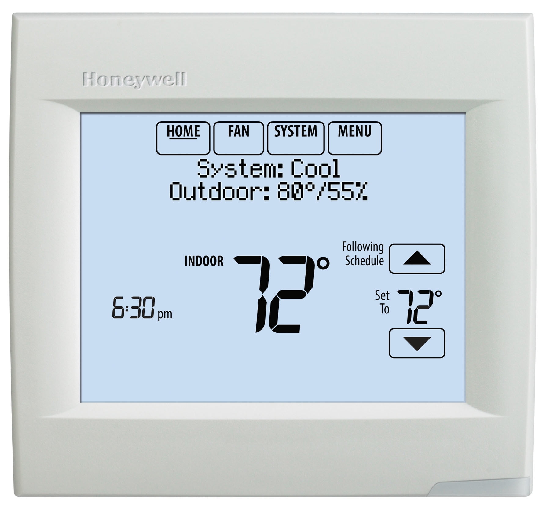 Honeywell TH8110R1008 Vision Pro 8000 Touch Screen Single Stage Thermostat 