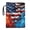 Trendy Flame American Flag, variant on HELLHERO Book Cover Sleeve Pouch for Librarian, Book Organzoer Holder, Washable, Book Carrying Case for Journal Horse Pattern Design