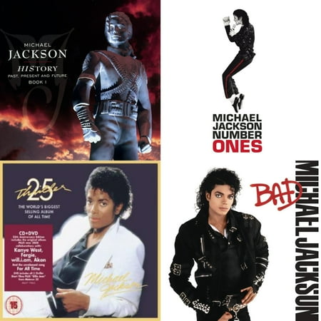 History: Past Present & Future Book 1 & Number Ones & Thriller (25Th Anniversary Legacy Edition) & Bad [CD Bundle]