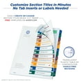 thumbnail image 3 of Avery 12 Tab Dividers, Customizable TOC, Multicolor, 1 Set (11819), 3 of 6