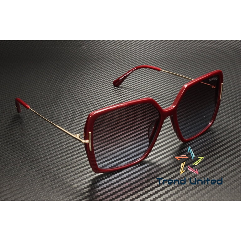 Tom Ford FT1039 69Z Plastic Shiny Bordeaux Gradient 59 mm  display picture 1