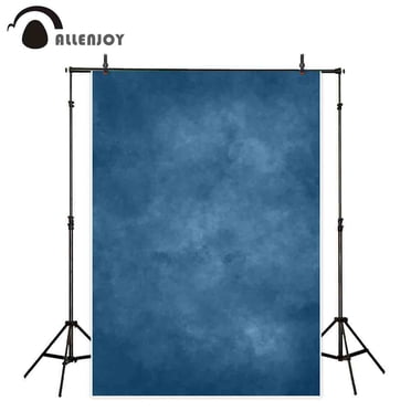 Deep blue Allenjoy portrait backdrop smoke vintage photography backgrounds for photo studio photocall photobooth shoot props new