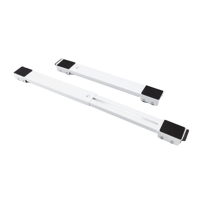 Base Surélevée pour Réfrigérateur, Support Mobile à Rouleau pour Déplacer des Meubles Ou des Appareils, Blanc