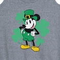 thumbnail image 3 of Disney - Leprechaun Mickey - Women's Racerback Tank Top, 3 of 5