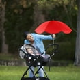 thumbnail image 3 of Ganfancp Umbrella Stroller, Adjustable Sun Shade Parasol, Foldable Travel Umbrella, Easy Clamp Attachment, Outdoor Protection, Pram Wheelchair Beach Use, Lightweight Design, 3 of 7