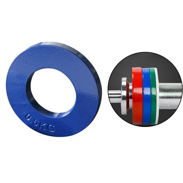 Peso fraccional Cola incrementales .25LB-.50LB-.75LB-1LB Micro barras Azul 05 kg