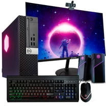 Dell Optiplex 5060 (RGB) Desktop Computer | Quad Intel i7 (3.4) | 16GB DDR4 RAM | 500GB SSD Solid State | Windows 11 Professional | New 22in LCD Monitor | Home or Office PC