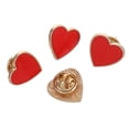 thumbnail image 1 of Miangastore 4 Pcs Broche de Vêtements Cœur Amour Épingle à Poitrine Collier de la Saint-Valentin (Rouge), 1 of 8