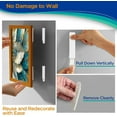 thumbnail image 6 of Genreen Large Picture Hanging Strips Heavy Duty - 40x Strips(20 Pairs), Wall Hanging Advesive Strips for Damage-Free Picture Hanger, Mounting of Photos, Frames, and Wall Decor, 6 of 8