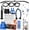 Blue, variant on SERTT Home Gym Pulley System, Tricep Workout Pulley System for LAT Pulldown, Biceps Curl, Triceps, Shoulders, Back, Forearm Workout, Weight Cable Pulley System for Squat Rack, Garage