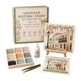 thumbnail image 2 of Savannah Historic Charm Sea Glass Art Kit DIY Southern US Historic Town Mosaic Craft Set Handmade Artwork Home Decor Gift For Adults, 2 of 6