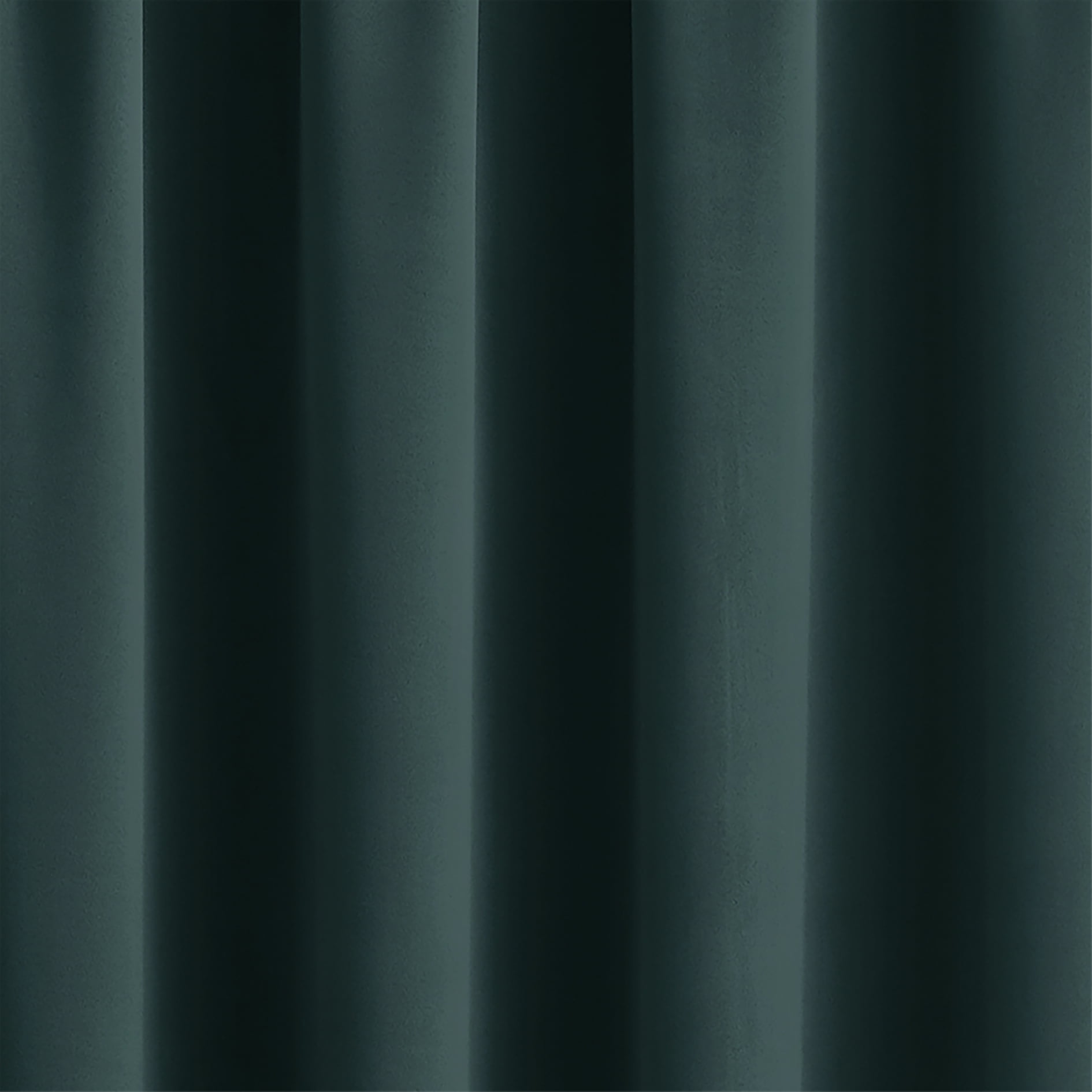 Mainstays Room Darkening Grommet Curtain Panel Pair, Set of 2, Dark Teal, 30"W x 63"L